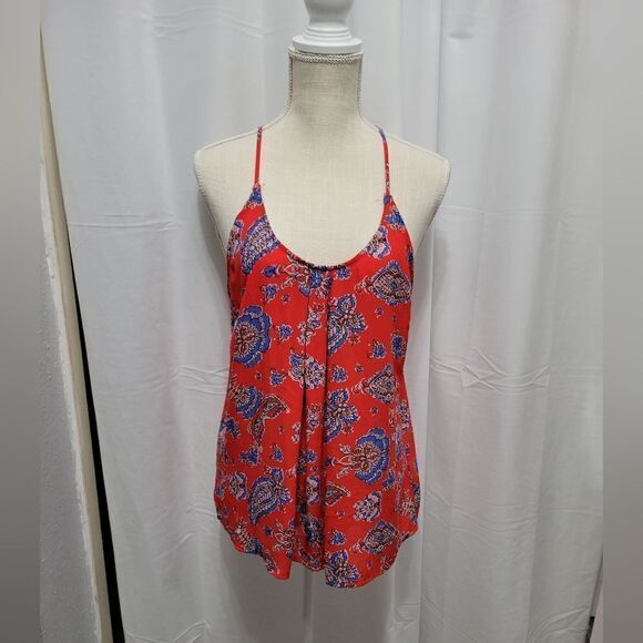 Cynthia rowley paisley top Sz M - Picture 2 of 8